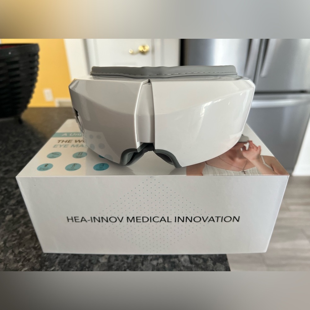 HeaEyes Eye Massager, Vibration, Pressure, Acupunture, Smart Tecnology